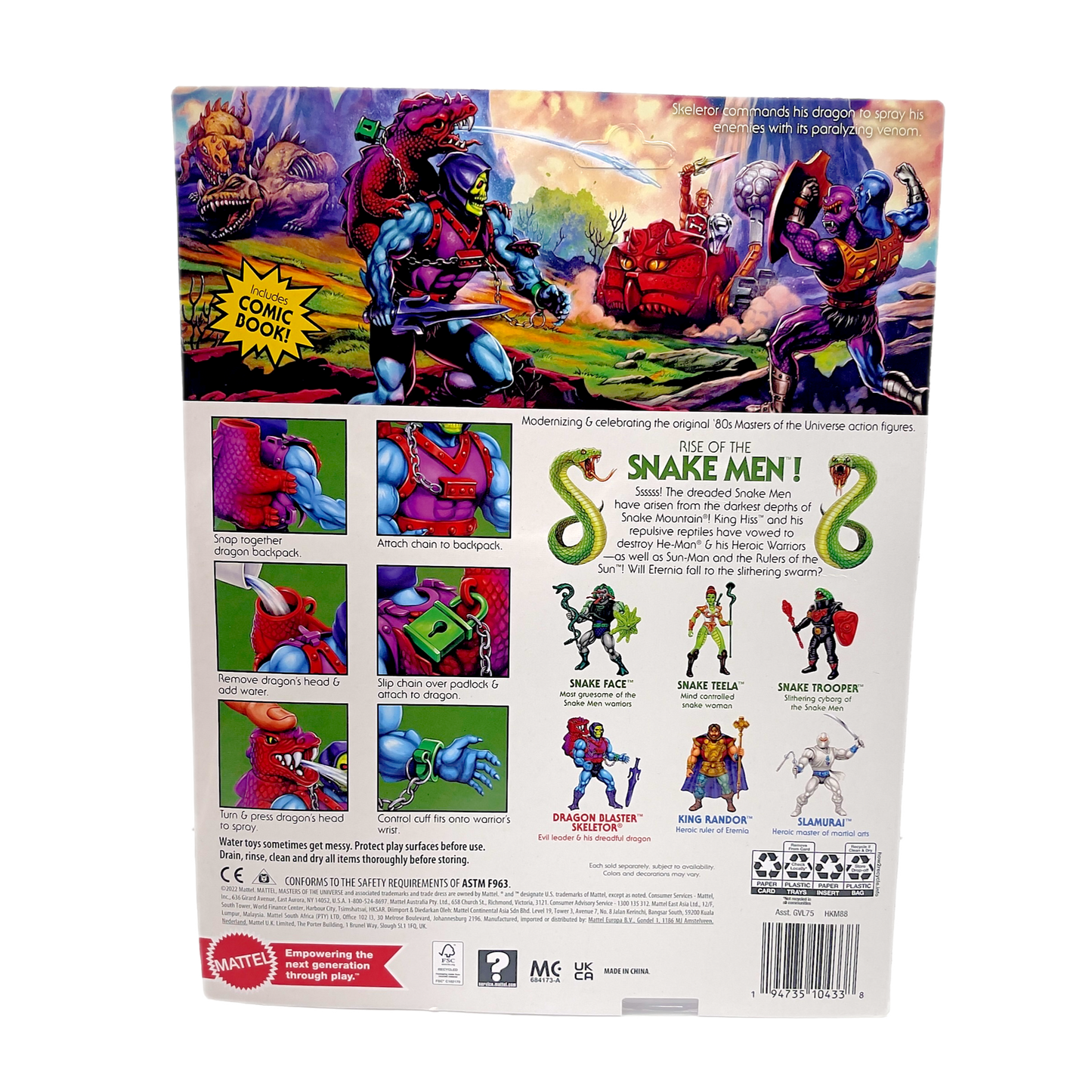 MOTU Origins Dragon Blaster Skeletor Deluxe Action Figure Set