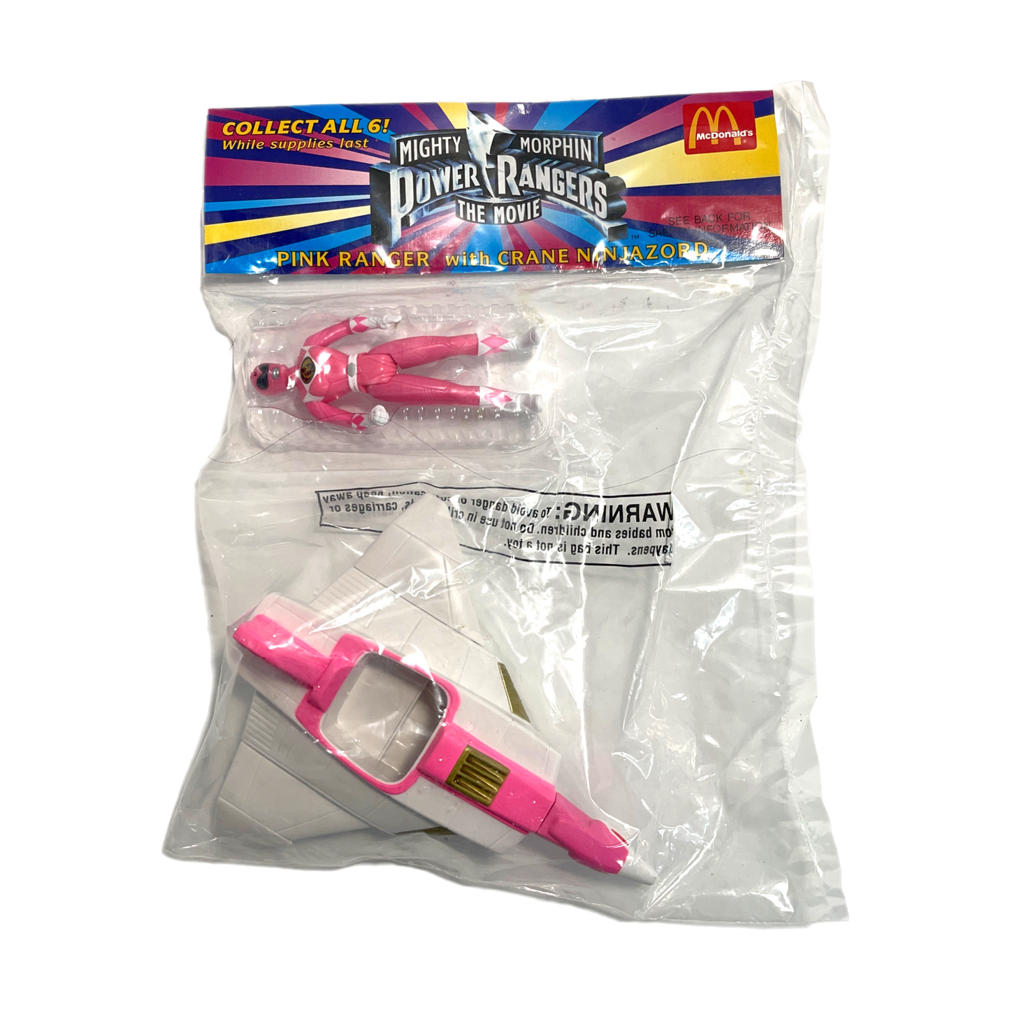 Mighty Morphing Power Rangers The Movie McDonald’s Premium action figures and vehicles set of four