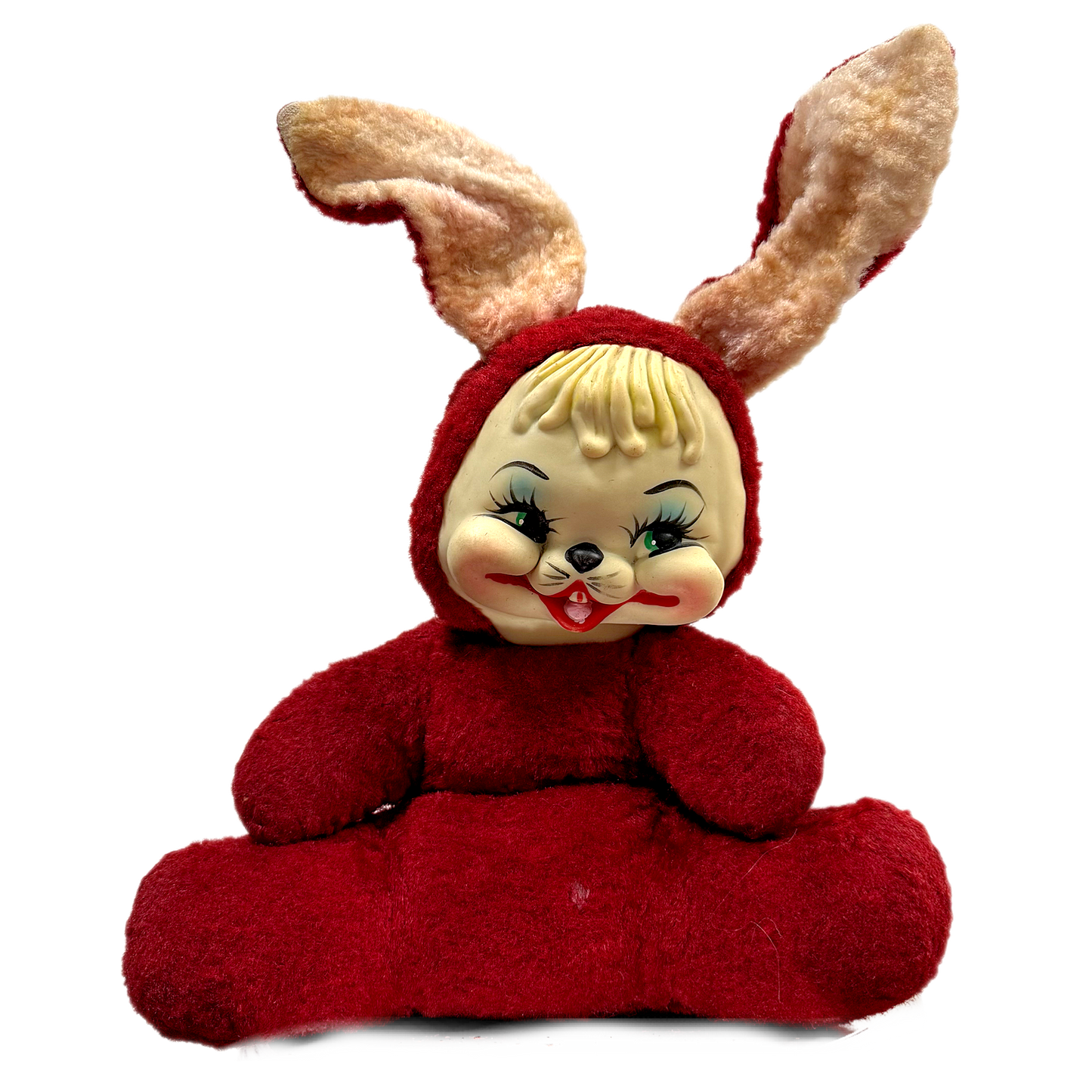 Vintage Rushton Style Bunny Rubber Face