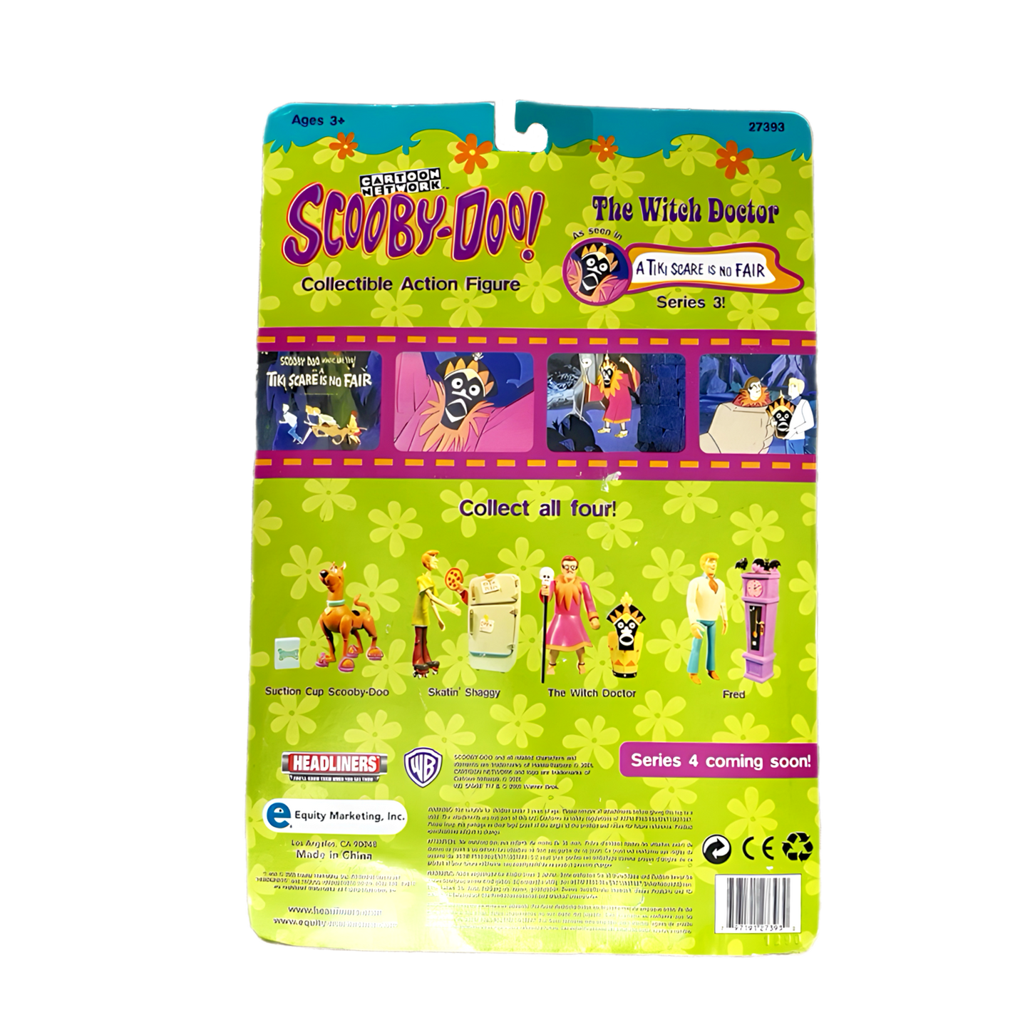 Scooby Doo The Witch Doctor vintage action figure Moc