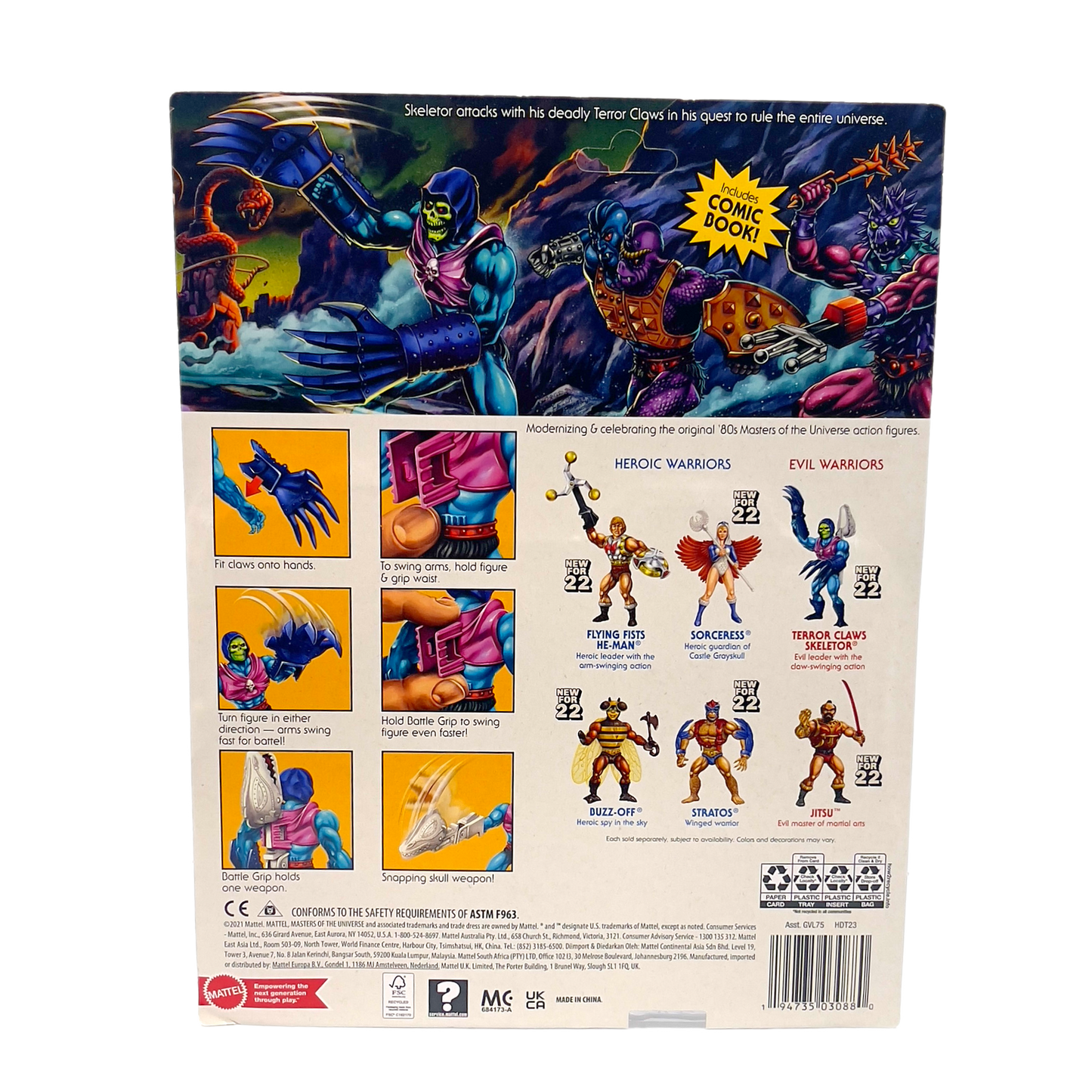 MOTU Origins Terror Claws Skeletor Deluxe Action Figure Set