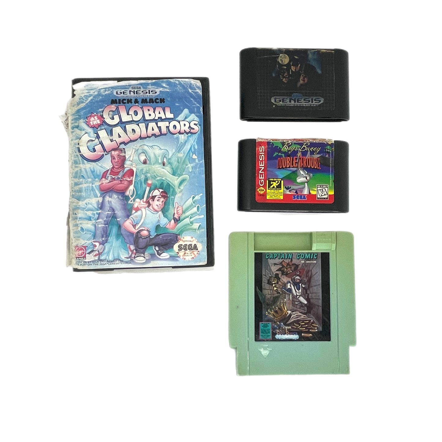 Vintage video game lot Nintendo nes sega genesis