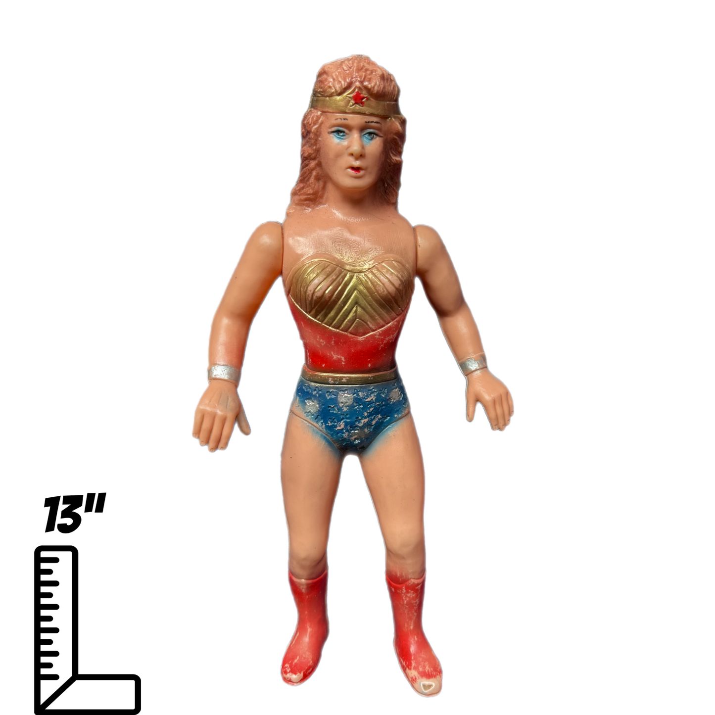 Vintage Blow mold Wonder Woman Action Figure