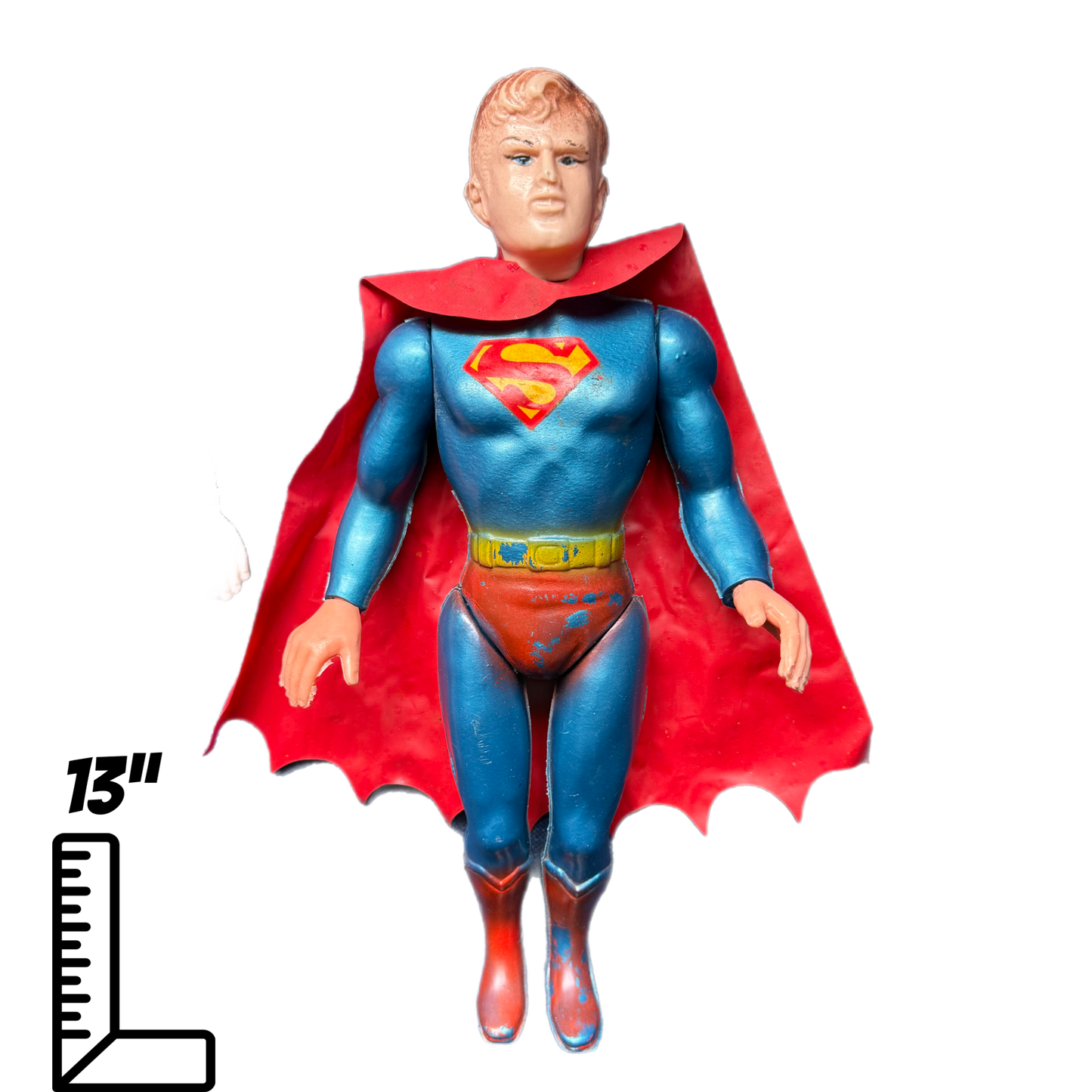 Vintage Jumbo Blow Mold Superman Action Figure