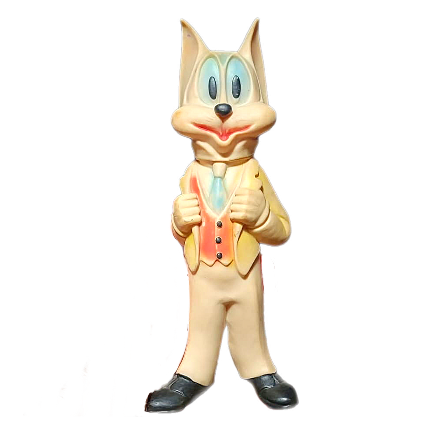 Vintage soft vinyl Sharp Dressed Cat Zoom Suit Gato!
