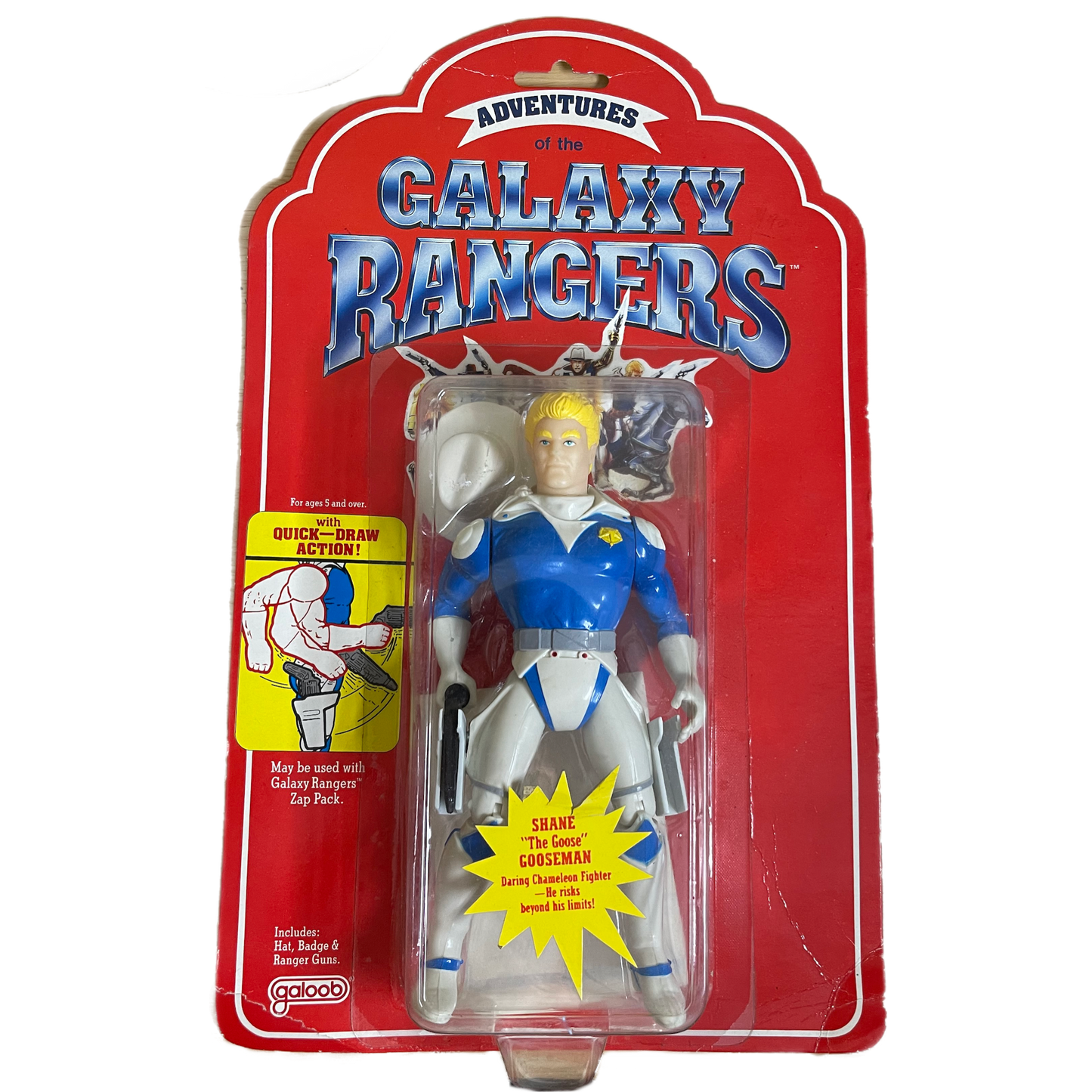 Galoob galaxy ranger Shane gooseman Moc rare action figure