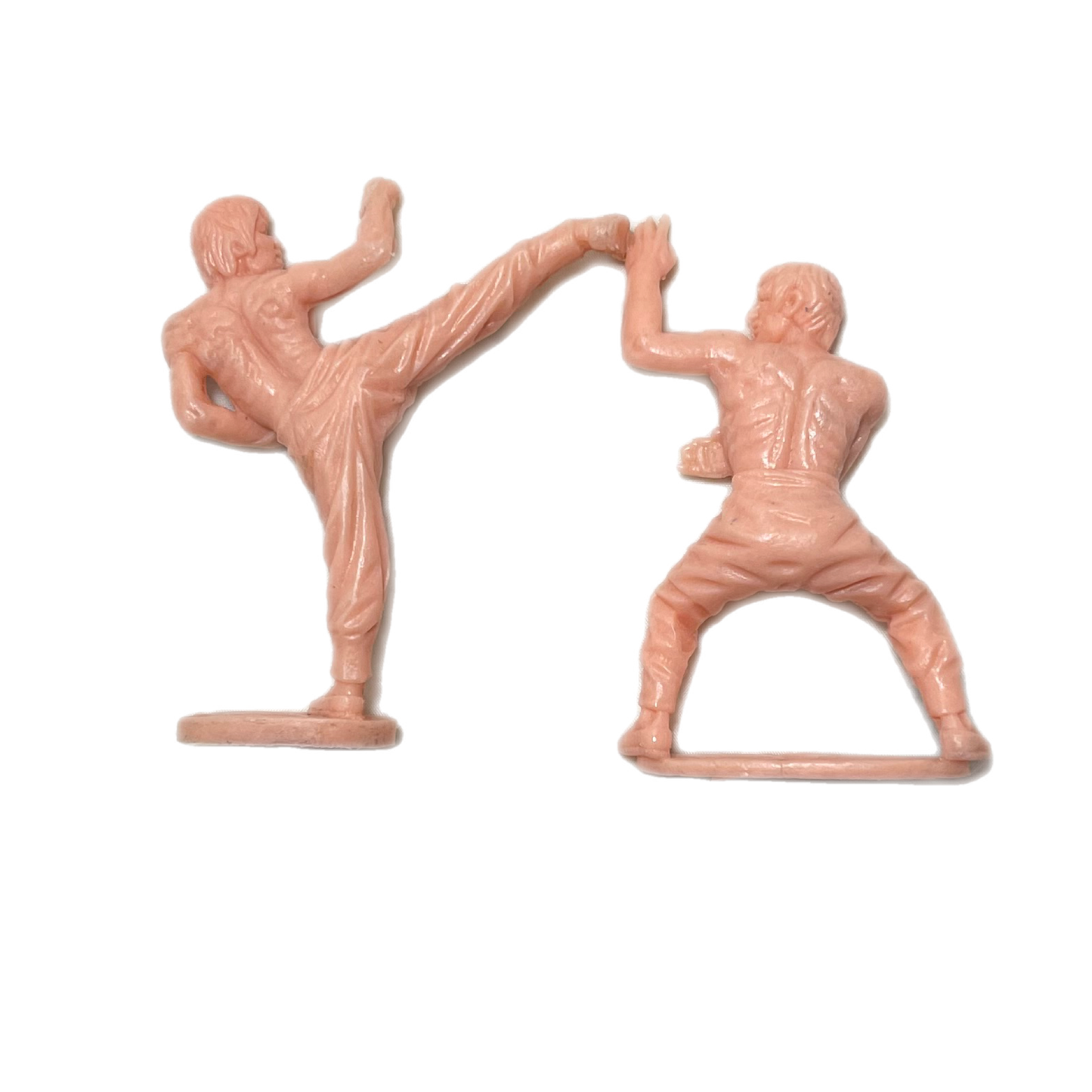 Bruce Lee and Chuck Norris vintage pvc action figure set KO bootleg