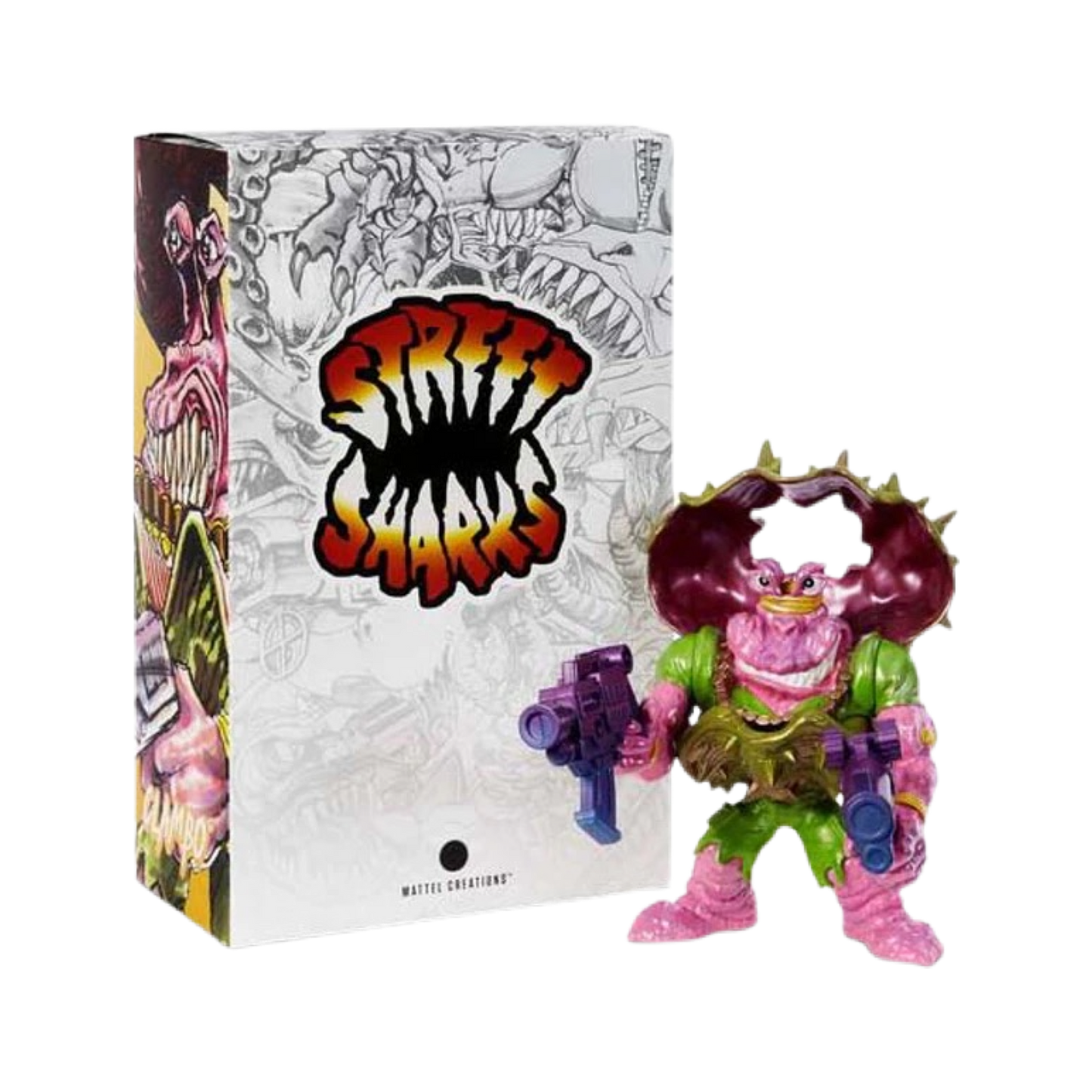 Mattel Creations Street Sharks complete set