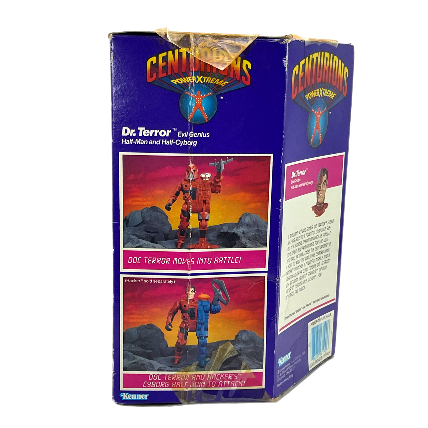 Kenner Centurions Dr. Terror Evil Genius vintage action figure mint in sealed box 80s
