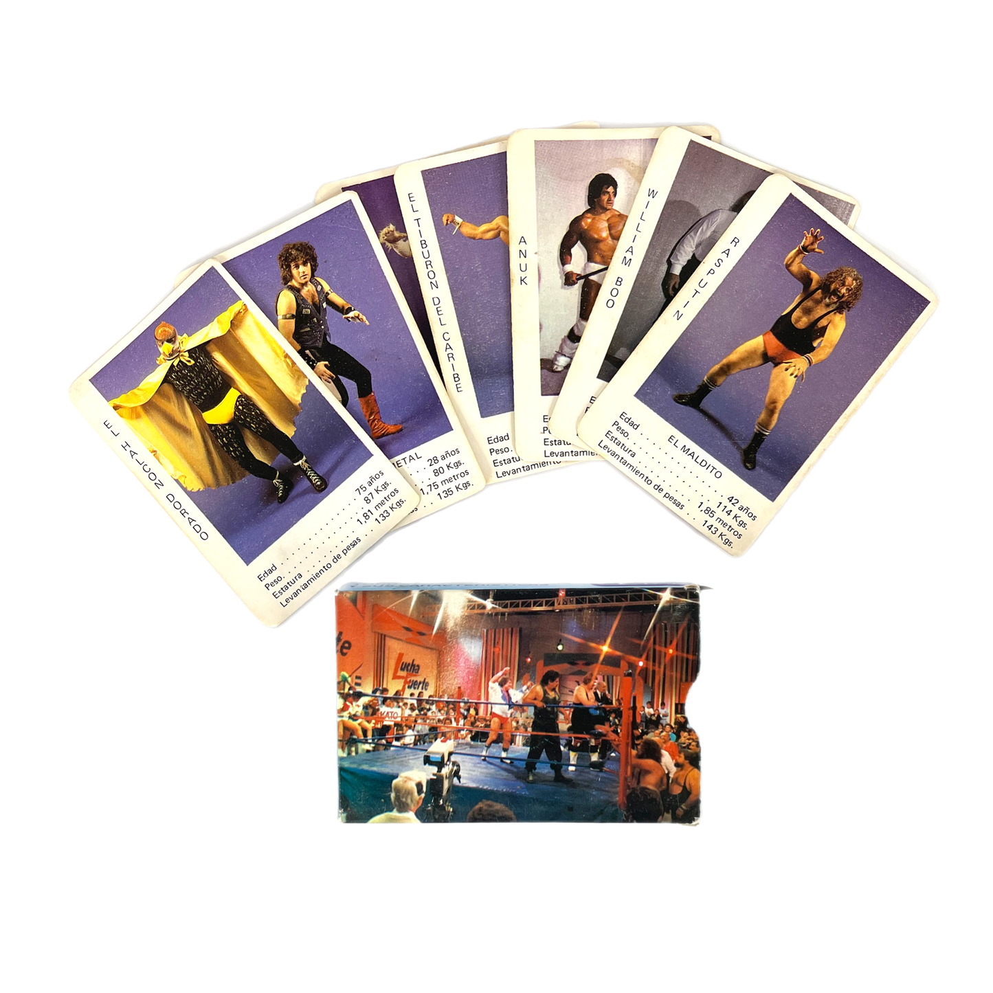 Lucha fuerte Deck of cards