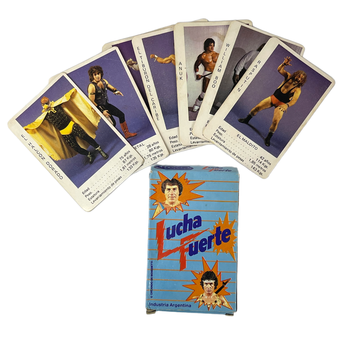 Lucha fuerte Deck of cards