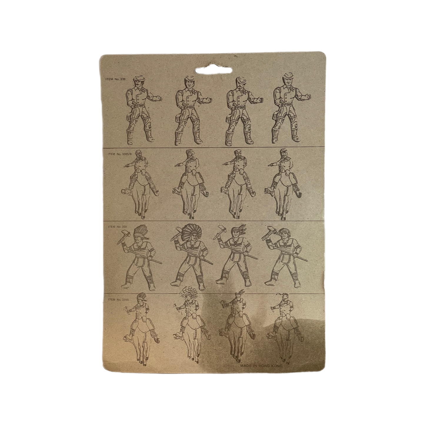 Cowboys and Indians bootleg knockoff vintage action figure