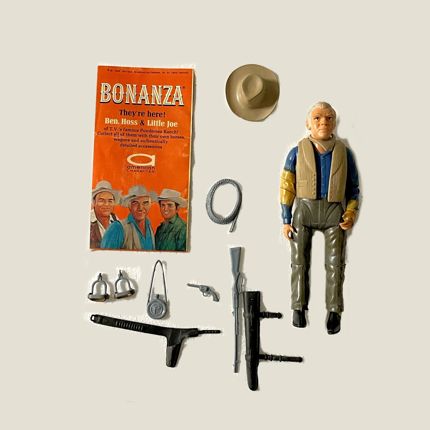 American Character Bonanza Ben Full Action Man 100% Complete in box cib