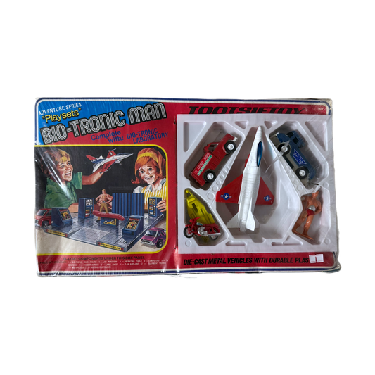 Tootsietoy Vintage Bio-Tronic Man Laboratory Playset Six Millon Dollar Man KO