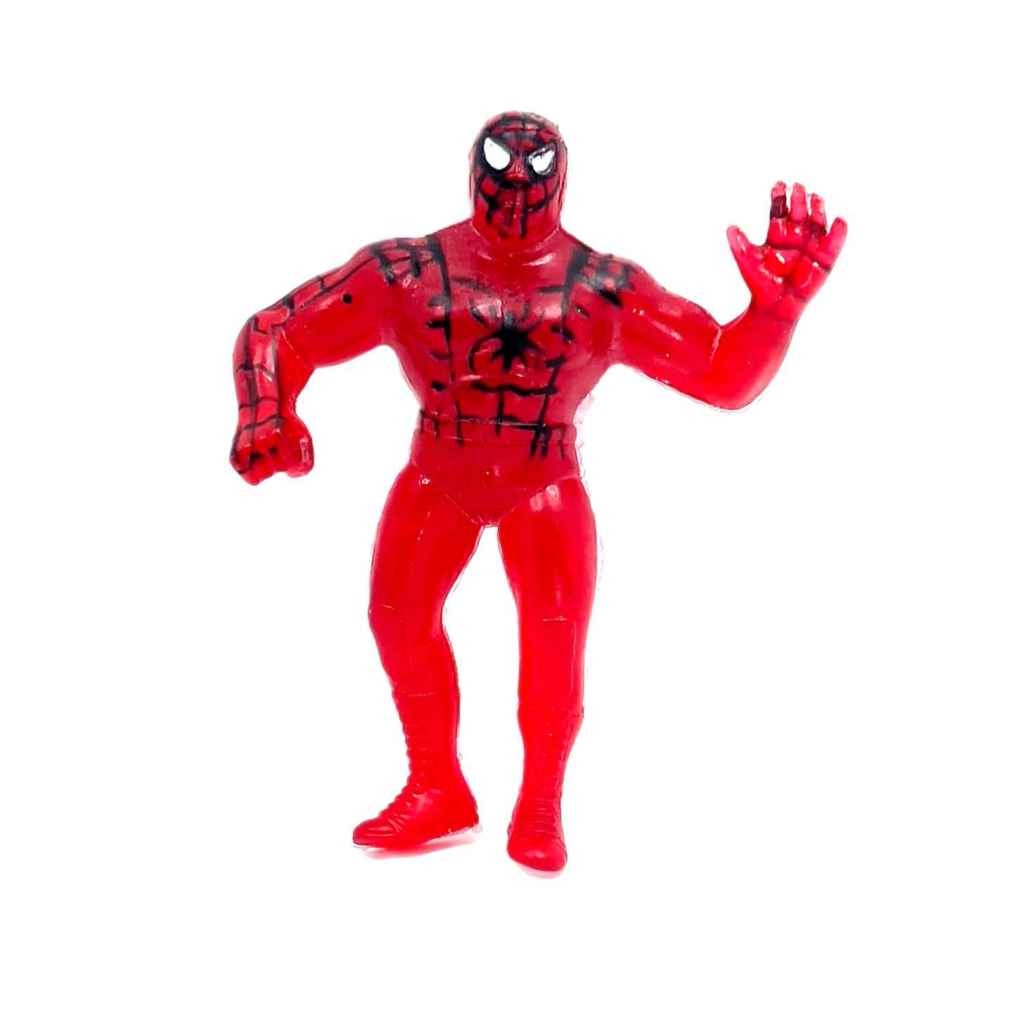 Hijo Del Santo AAA Kelian Red Translucent Spider-Man bootleg wrestling action figure