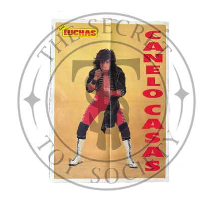 Vintage Lucha Poster Mascara Sagrada/ Canelo Casas
