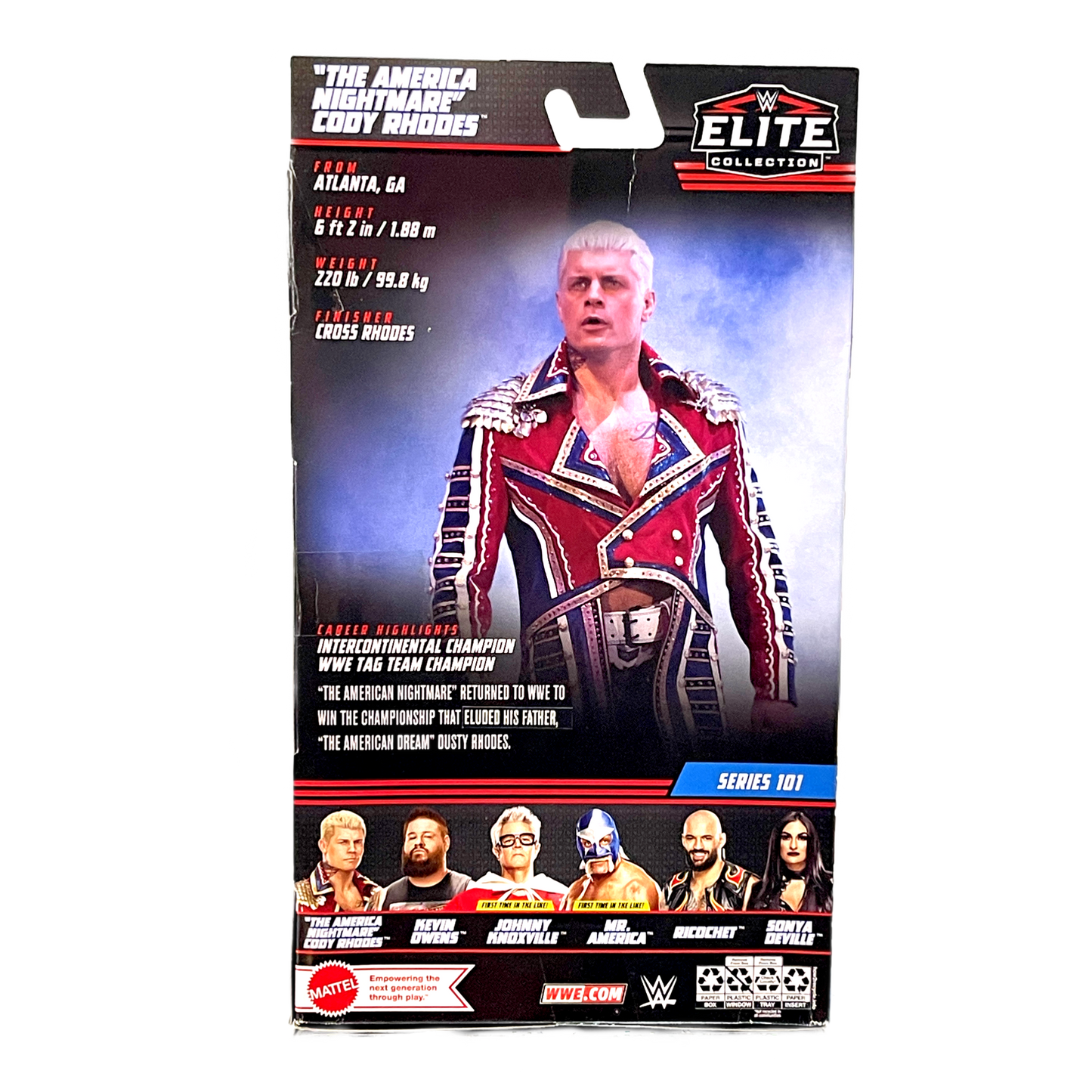 Mattel WWE Elite series 101 Cody Rhodes Action Figure