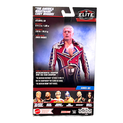 Mattel WWE Elite series 101 Cody Rhodes Action Figure