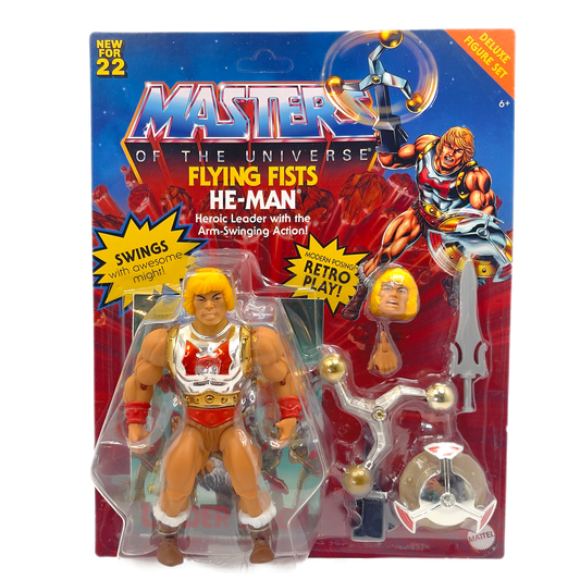 Flying fists He-Man MOTU Origins Deluxe Action Figure Set