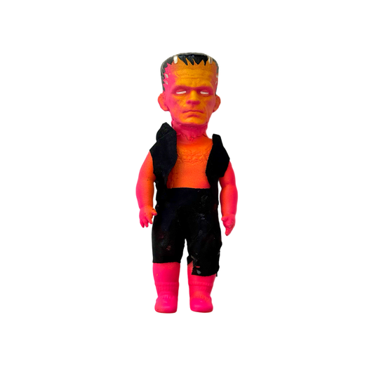 Electric Pink Frankie 7” custom monster figure