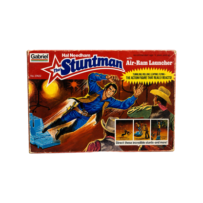 Gabriel Hal Needham The Stuntman Vintage Action Figure with Air-Ram Launcher MISB