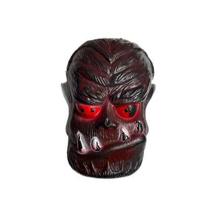 Vintage Wolf man/Monster head Halloween Candy Bucket