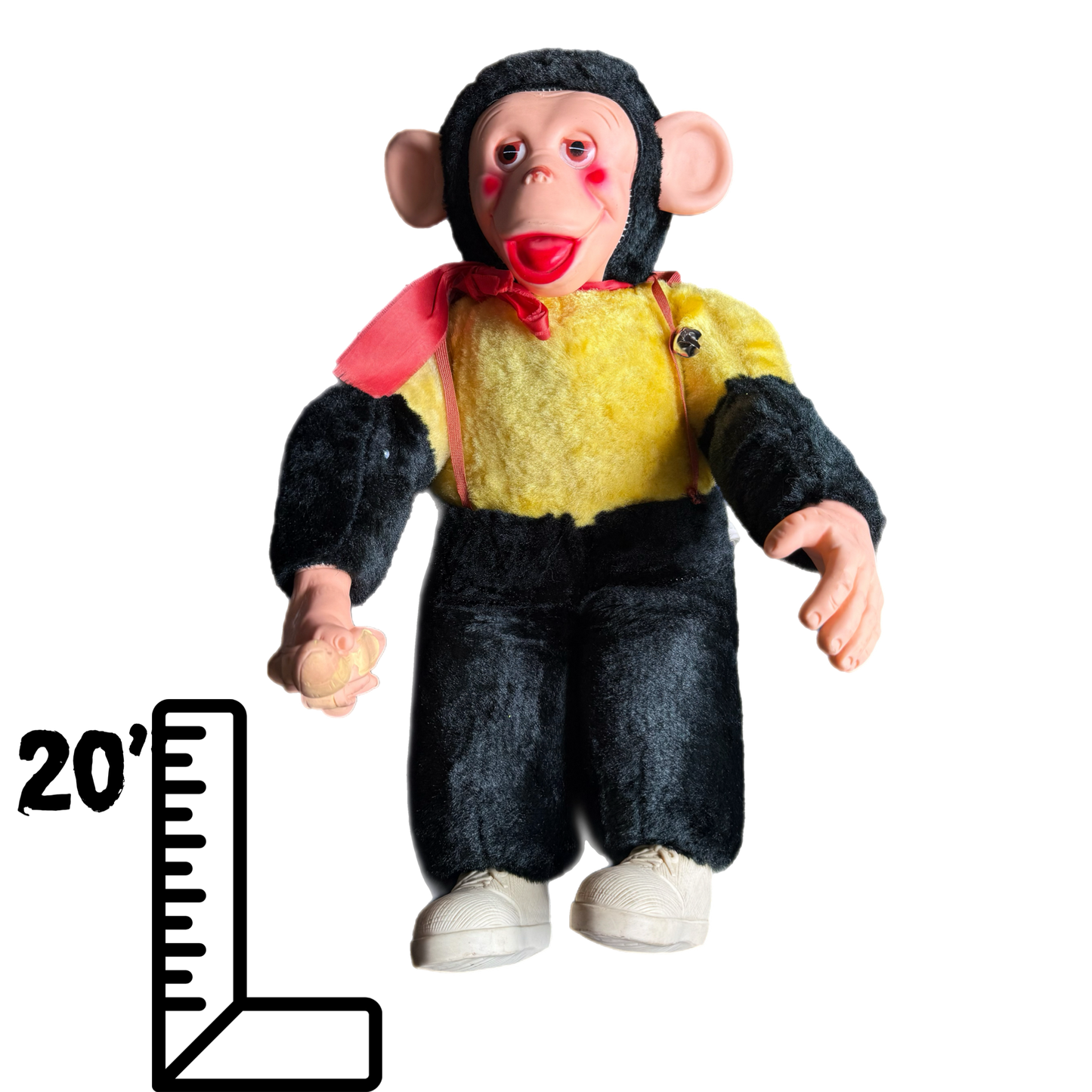 Japanese Rubber Face Monkey Rushton Style