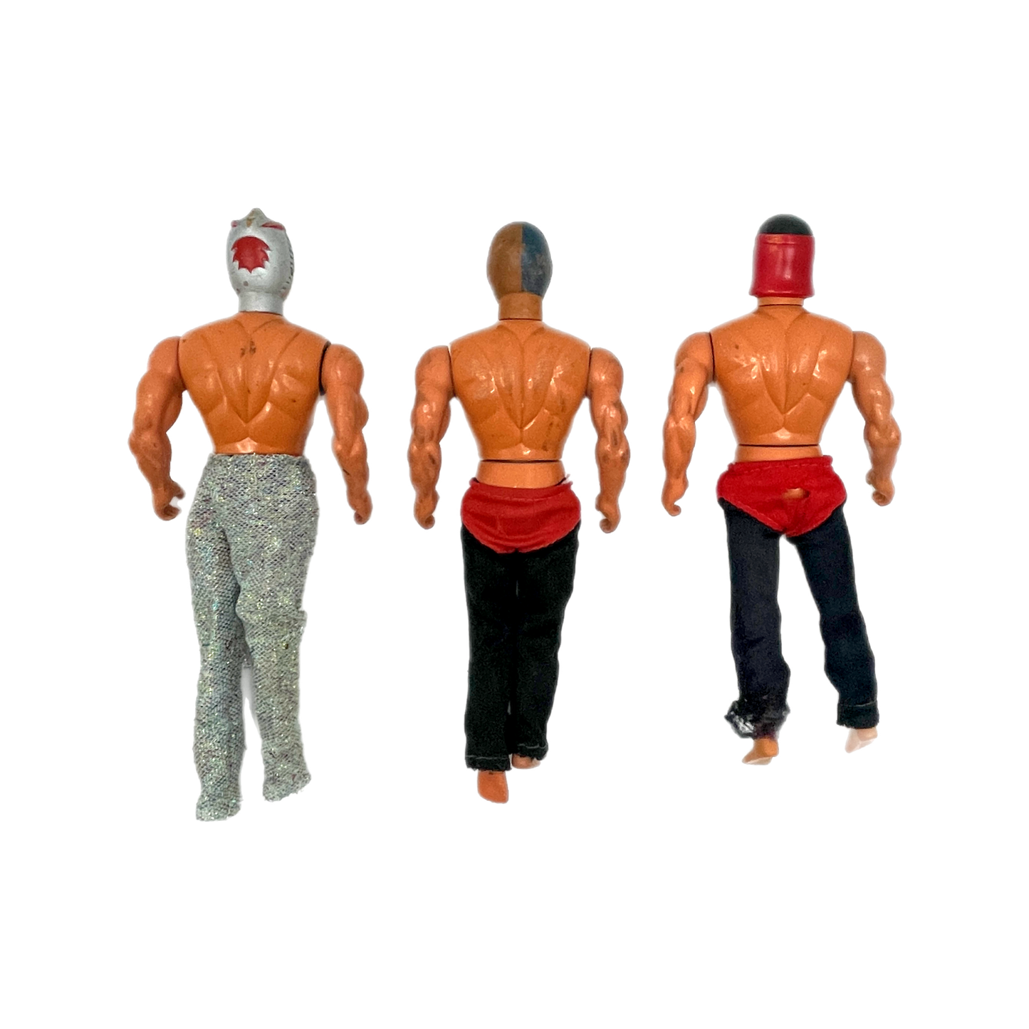 Magnificent Wrestler luchadore Mego like vintage action figures