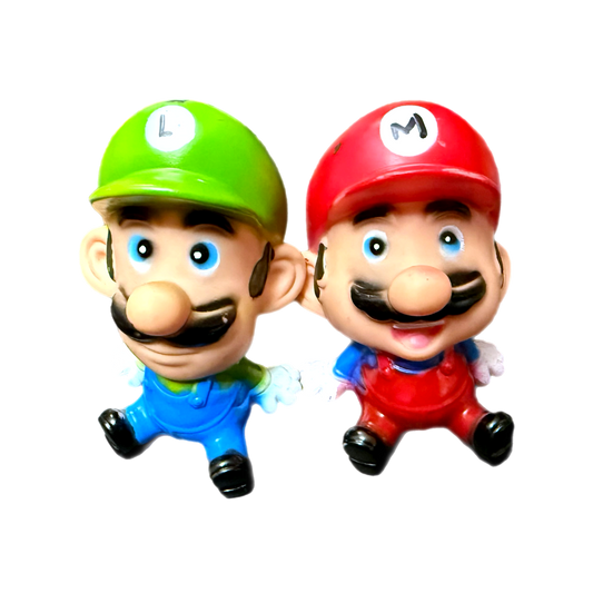 Mexican Bootleg Mario Bros Mario and Luigi Squeaky Toy
