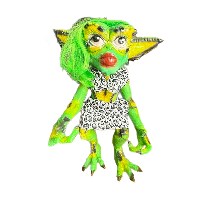 Giant Size Vinyl Gremlins Bootlegs rooted hair posable KOs