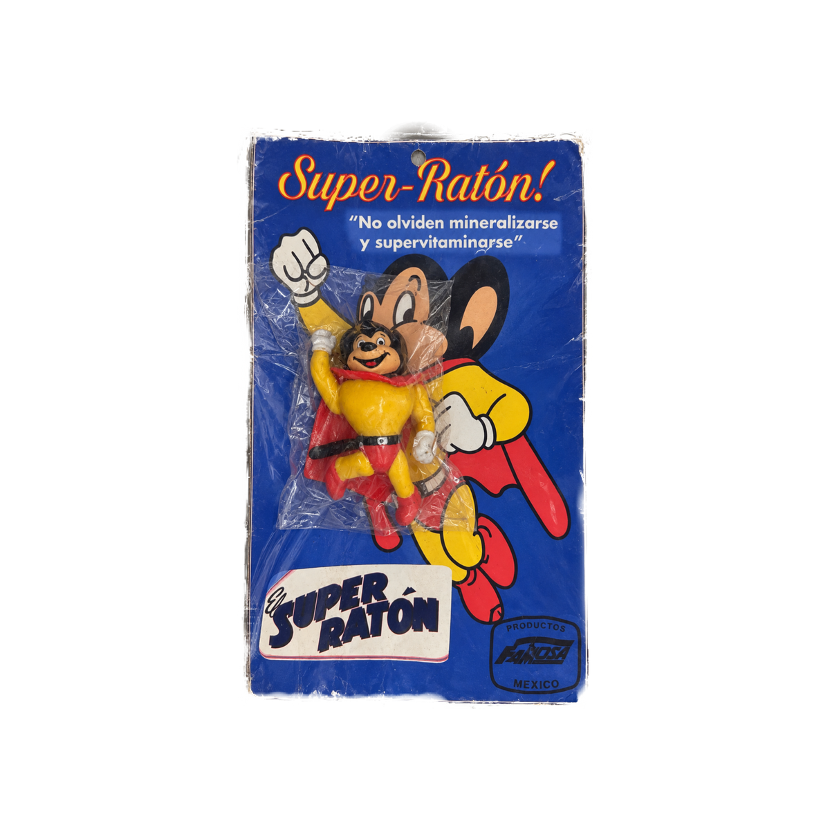 Mexican Bootleg Super Raton / Mighty Mouse Action Figure