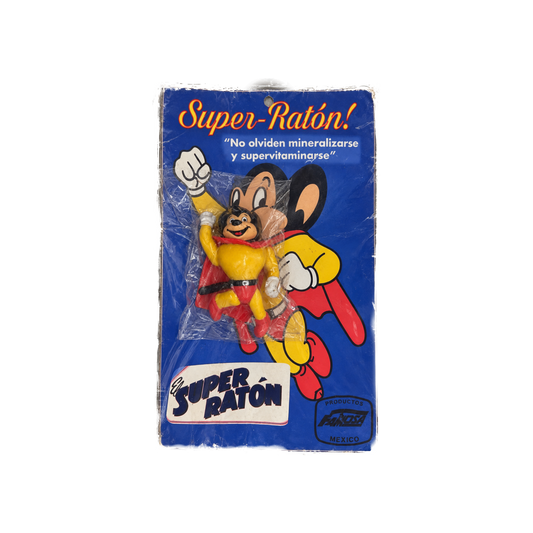 Mexican Bootleg Super Raton / Mighty Mouse Action Figure