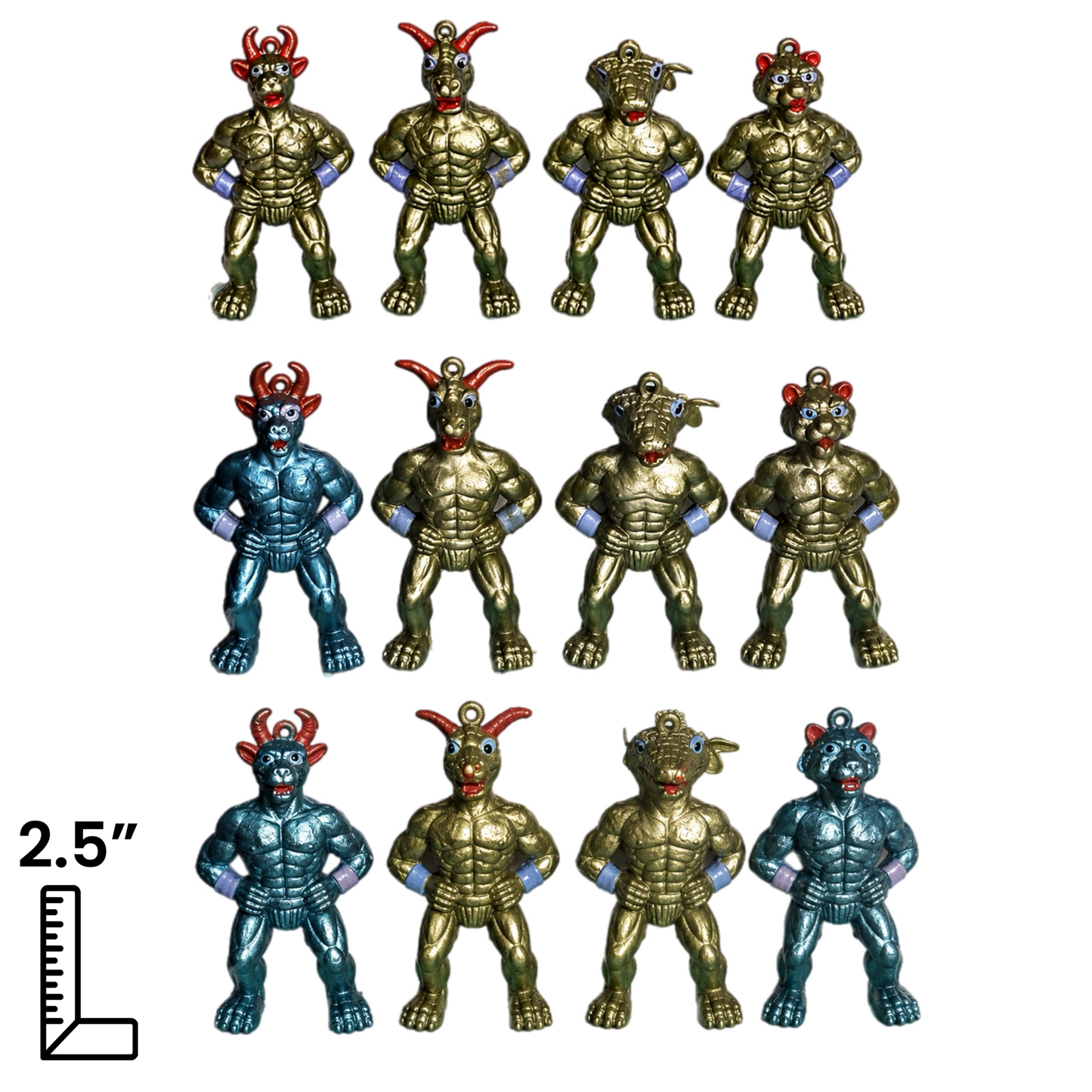 Vintage Muscle Warriors Set
