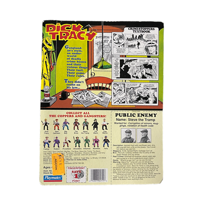 Playmates Dick Tracy Steve The Tramp Vintage Action Figure MOC