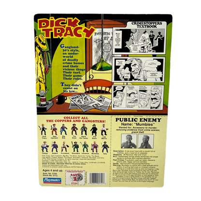 Playmates Dick Tracy Mumbles unpunched vintage action figure Dustin Hoffman
