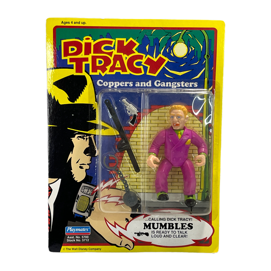 Playmates Dick Tracy Mumbles unpunched vintage action figure Dustin Hoffman