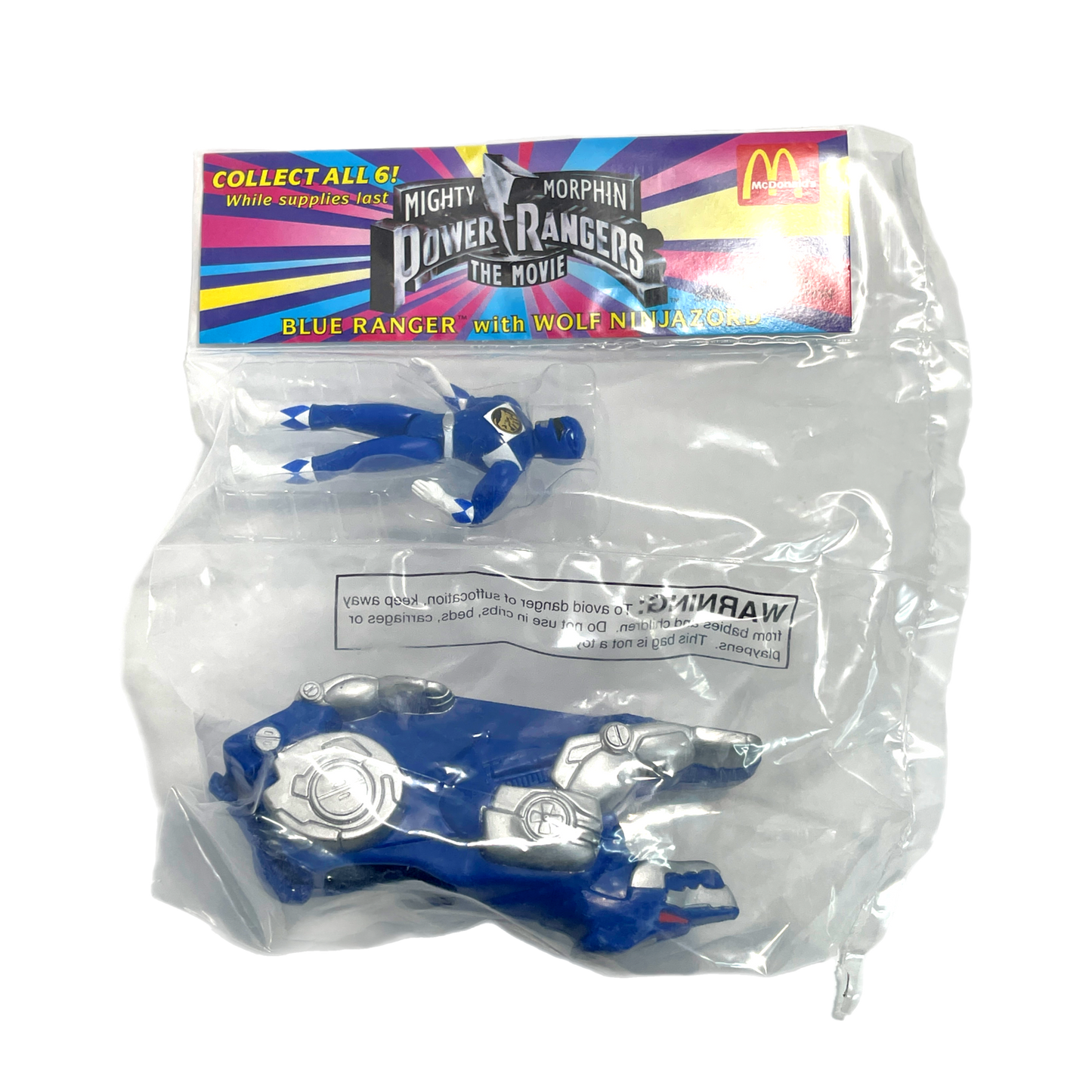 Mighty Morphing Power Rangers The Movie McDonald’s Premium action figures and vehicles set of four