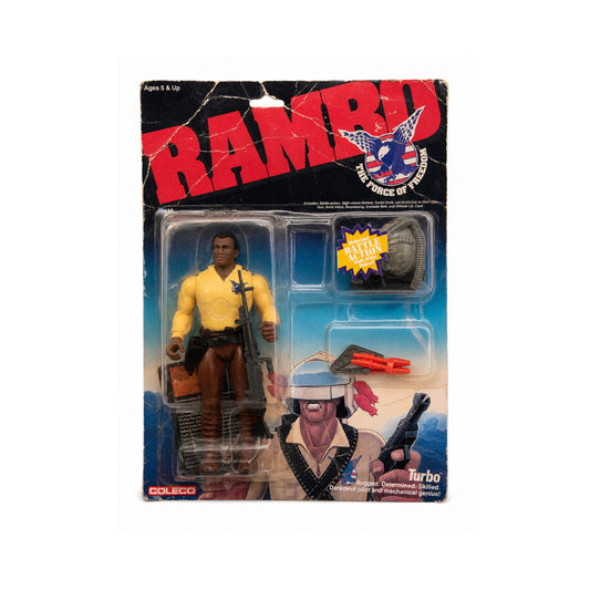 Rambo Coleco Turbo Vintage action figure 80s