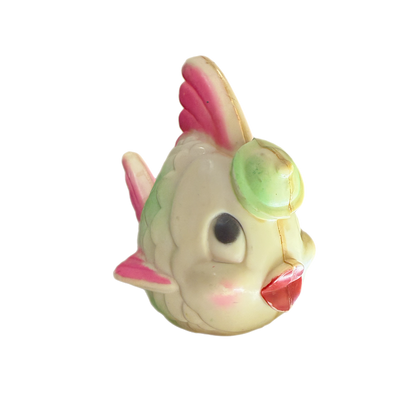 Vintage Fish with hat Rattle