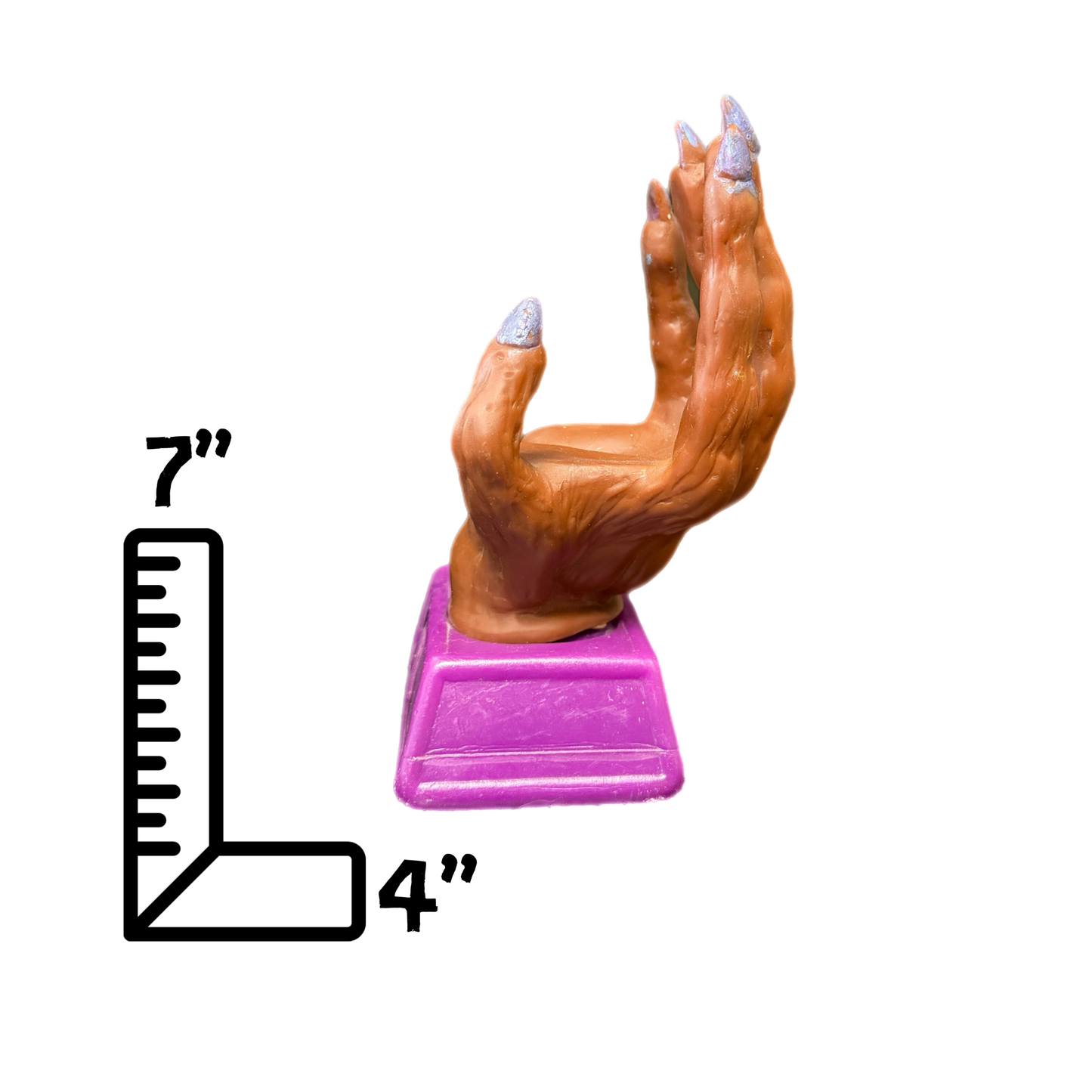 Ricolino Wolfman promotional monster hand display 90s