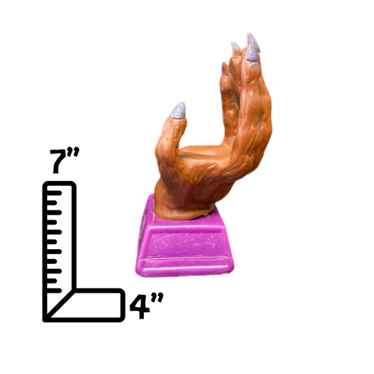 Ricolino Wolfman promotional monster hand display 90s