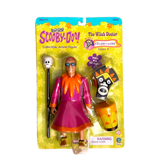 Scooby Doo The Witch Doctor vintage action figure Moc