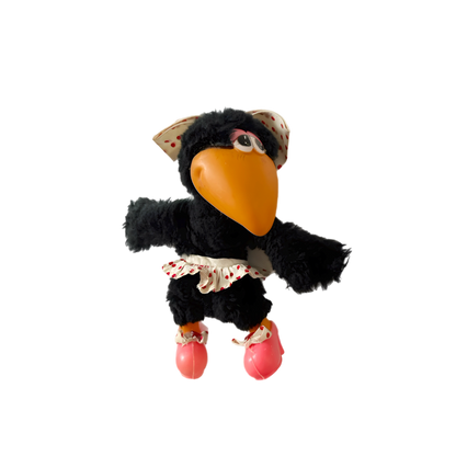 Vintage Sekiguchi Croppo crow plush toys