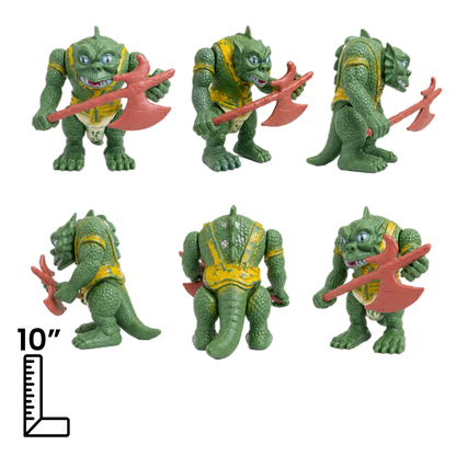 Thundercats Slithe/Reptillio blowmold figure Mexican Bootleg