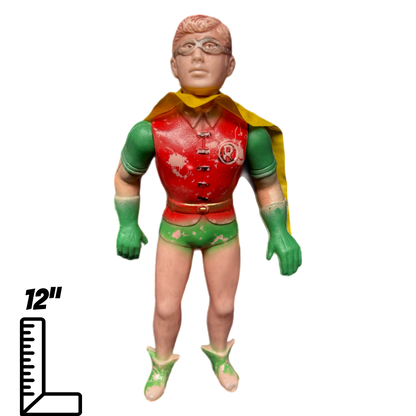 Vintage Batman and Robin Giant Size Blowmold Action Figures