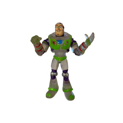 Vintage Translucent Buzz Lightyear Bootleg Articulated Action Figure