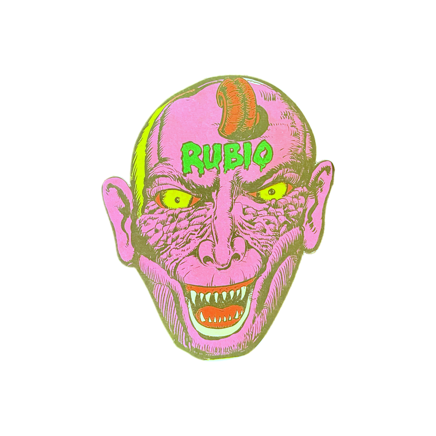 Vintage Bootleg Monster Paper Mask