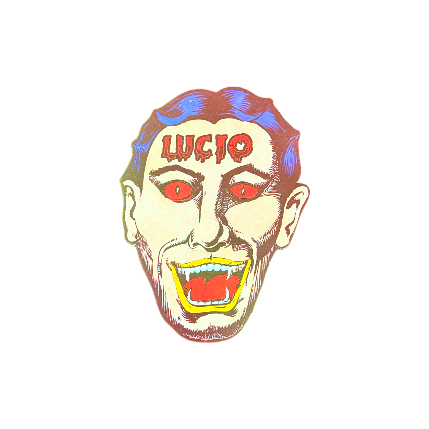 Vintage Bootleg Monster Paper Mask