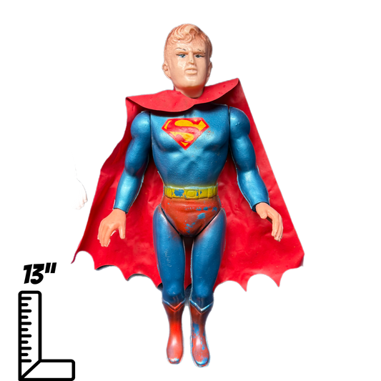 Vintage Jumbo Blow Mold Superman Action Figure