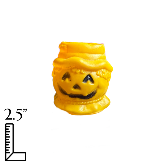 Vintage Mini Scarecrow Halloween Candy Bucket